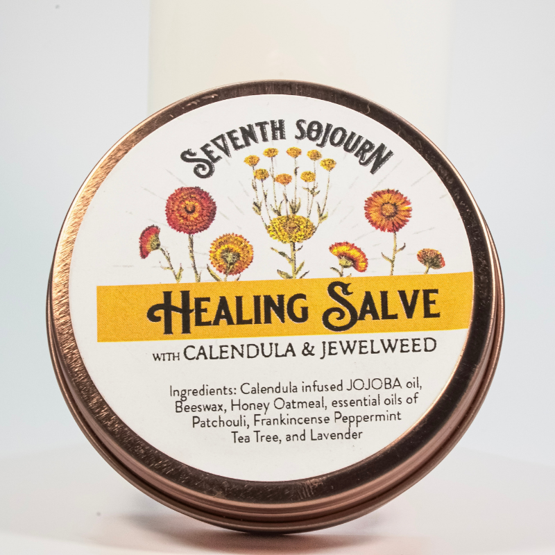 Healing Salve with Calendula and Jewelweed