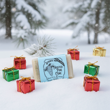 Frosted Pine Cone Soap