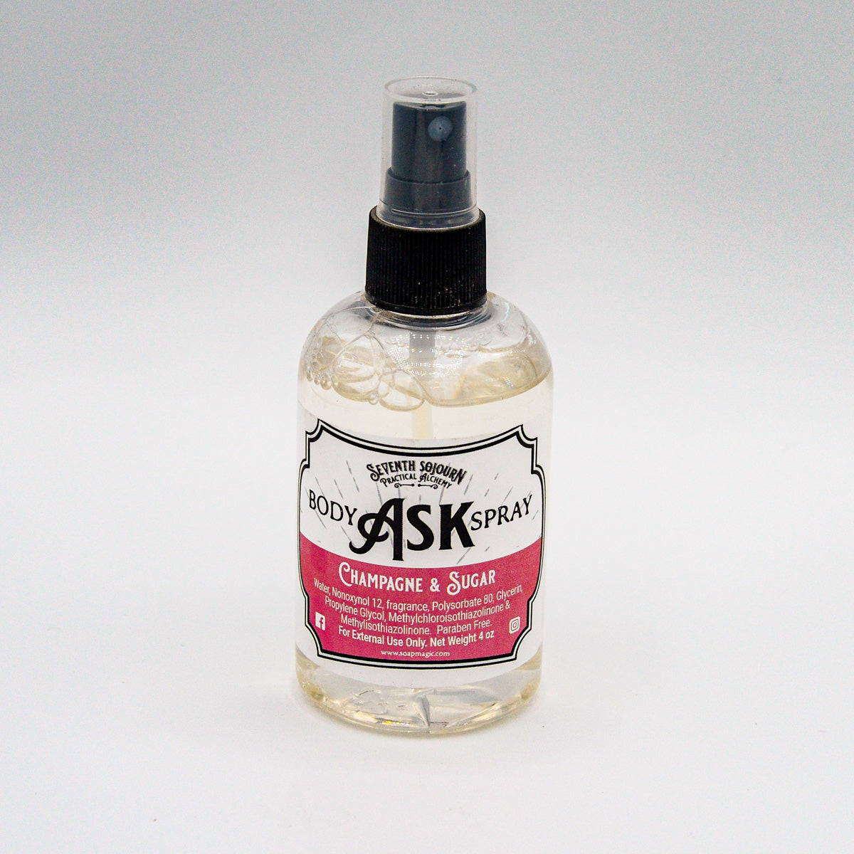 Ask Body Spray - Champagne and Sugar
